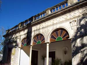Detalle de la fachada de la residencia de Rodó en Santa Lucía, declarada...