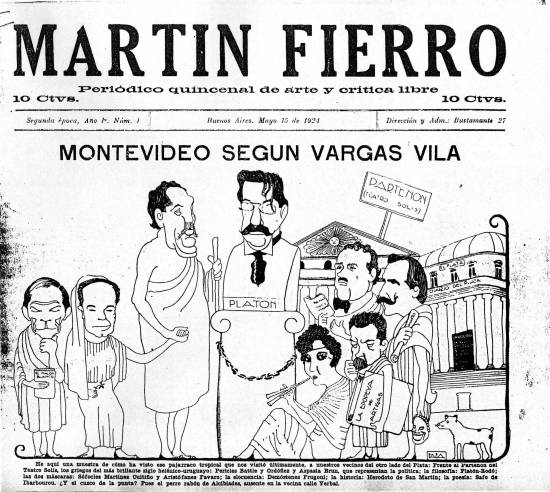 "Montevideo según Vargas Vila" (Platón-Rodó y otros